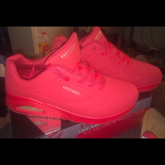 skechers uno stand on air red